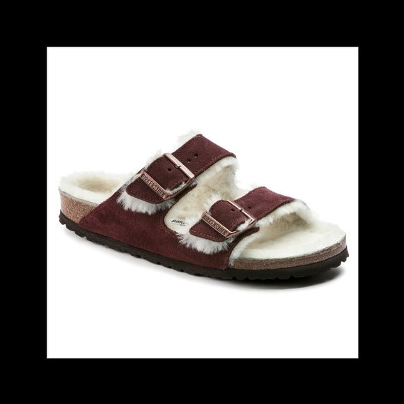 Birkenstock Shoes - New Birkenstock Arizona Fur sandal